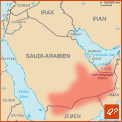 Pubquiz vraag Woestijnen Saoedi-Arabië Omen Jemen 1822