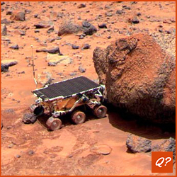 Wat is de naam van de eerste NASA-robot die rondreed op Mars?